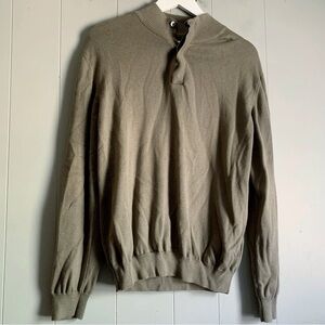 Ben Hogan Men’s Pro Knit Quarter Button Golf Sweater M